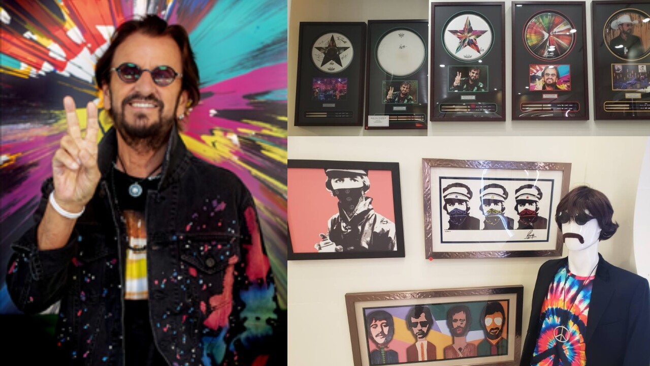 Ringo Starr art exhibition