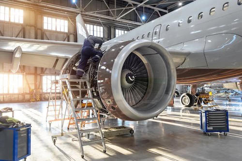Aircraft maintenance training